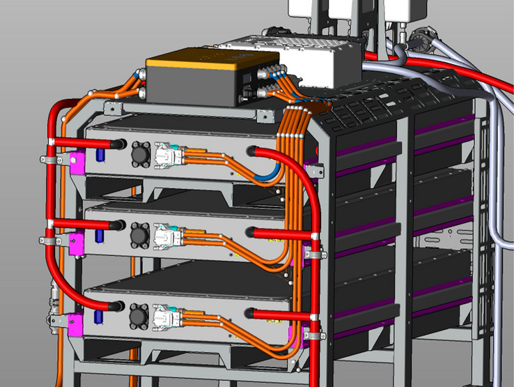 Mit EPLAN Harness proD lässt sich ein digitaler Zwilling der Kabelverlegung in kurzer Zeit dreidimensional abbilden. 