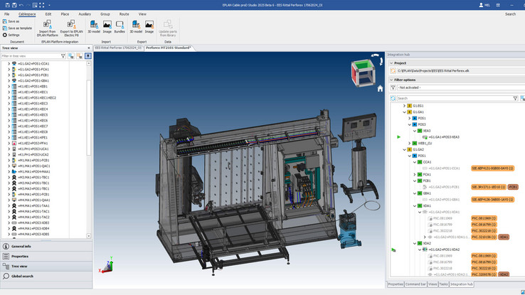 Kabelplanung in 3D