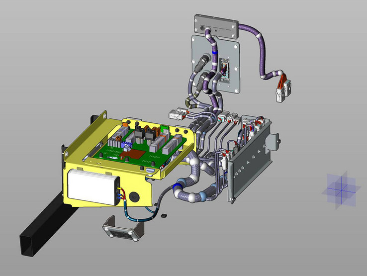 Sämtliche Kabelbäume werden mit EPLAN Harness proD geplant.